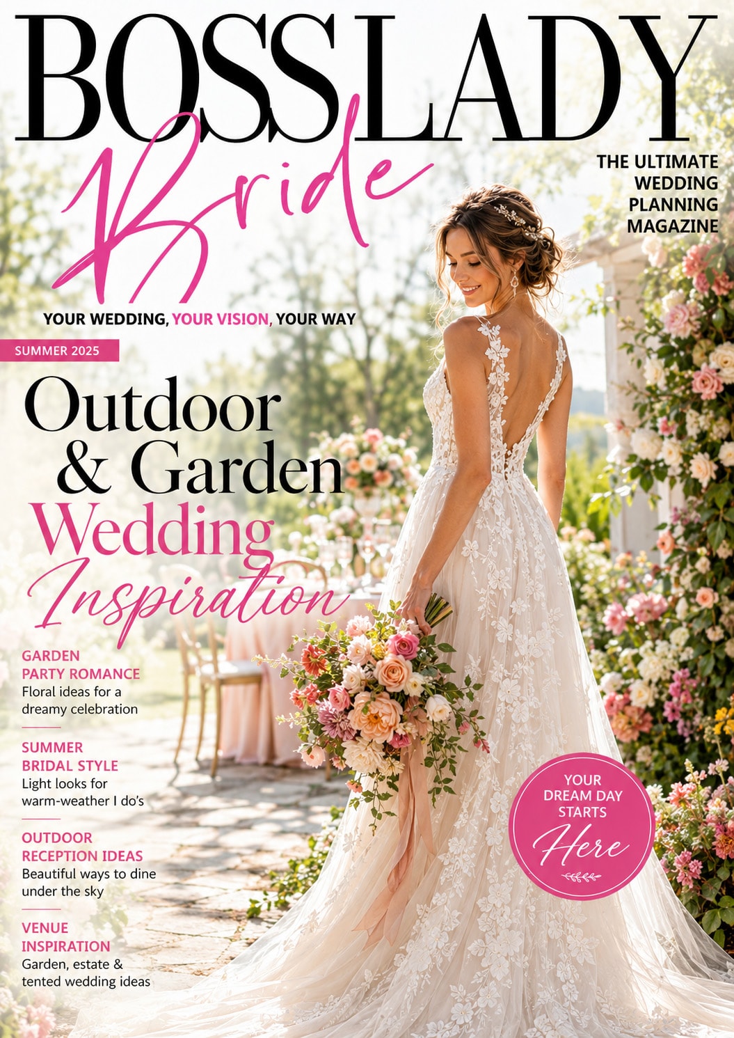 Boss Lady Bride Magazine — Summer 2025 Cover